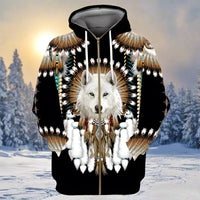 Wolf Hoodies Sweatshirt Autumn Casual hoodie