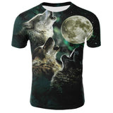 Wolf T Shirt Free Delivery Short Sleeve - bargainwarehouse2018.com