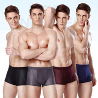 Bamboo yarn boxers 4PCS comfortable - bargainwarehouse2018.com