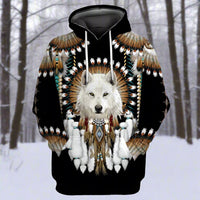 Wolf Hoodies Sweatshirt Autumn Casual hoodie
