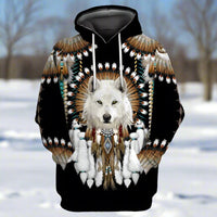 Wolf Hoodies Sweatshirt Autumn Casual hoodie