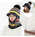 Beanie Snow Caps with neck warmer - bargainwarehouse2018.com