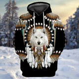 Wolf Hoodies Sweatshirt Autumn Casual hoodie