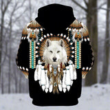 Wolf Hoodies Sweatshirt Autumn Casual hoodie