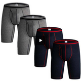 4 Boxer Shorts x long Cotton M-2XL - bargainwarehouse2018.com