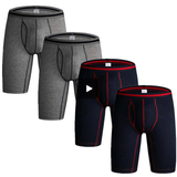 4 Boxer Shorts x long Cotton M-2XL - bargainwarehouse2018.com