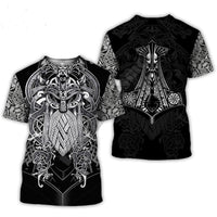 Viking Tattoo T-shirts Men Free fast delivery - bargainwarehouse2018.com