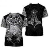 Viking Tattoo T-shirts Men Free fast delivery - bargainwarehouse2018.com