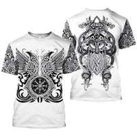 Viking Tattoo T-shirts Men Free fast delivery - bargainwarehouse2018.com