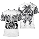 Viking Tattoo T-shirts Men Free fast delivery - bargainwarehouse2018.com