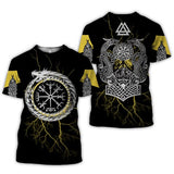 Viking Tattoo T-shirts Men Free fast delivery - bargainwarehouse2018.com