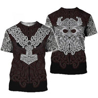 Viking Tattoo T-shirts Men Free fast delivery - bargainwarehouse2018.com