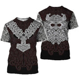 Viking Tattoo T-shirts Men Free fast delivery - bargainwarehouse2018.com
