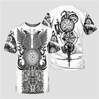 Viking Tattoo T-shirts Men Free fast delivery - bargainwarehouse2018.com