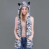 warm Hat Ear Flaps Gloves 3 in 1 Scarf - bargainwarehouse2018.com
