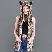 warm Hat Ear Flaps Gloves 3 in 1 Scarf - bargainwarehouse2018.com