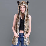 warm Hat Ear Flaps Gloves 3 in 1 Scarf - bargainwarehouse2018.com
