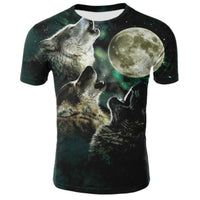 Wolf t-shirts Short Sleeve - bargainwarehouse2018.com