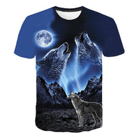 Wolf t-shirts Short Sleeve - bargainwarehouse2018.com