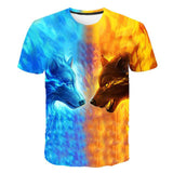 Wolf t-shirts Short Sleeve - bargainwarehouse2018.com