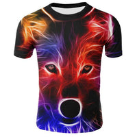 Wolf t-shirts Short Sleeve - bargainwarehouse2018.com