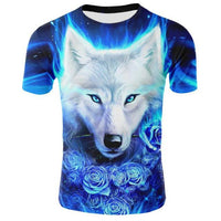 Wolf t-shirts Short Sleeve - bargainwarehouse2018.com