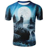 Wolf t-shirts Short Sleeve - bargainwarehouse2018.com