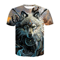 Wolf t-shirts Short Sleeve - bargainwarehouse2018.com
