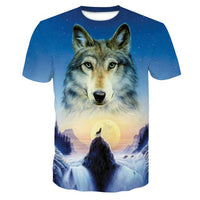 Wolf t-shirts Short Sleeve - bargainwarehouse2018.com