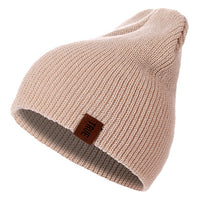 Beanies Knitted Winter Hat Fashion Solid - bargainwarehouse2018.com