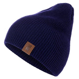 Beanies Knitted Winter Hat Fashion Solid - bargainwarehouse2018.com