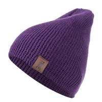 Beanies Knitted Winter Hat Fashion Solid - bargainwarehouse2018.com