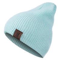 Beanies Knitted Winter Hat Fashion Solid - bargainwarehouse2018.com