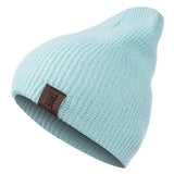 Beanies Knitted Winter Hat Fashion Solid - bargainwarehouse2018.com