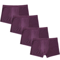 Bamboo yarn boxers 4PCS comfortable - bargainwarehouse2018.com