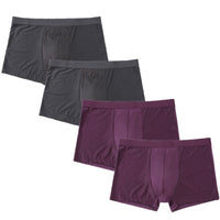 Bamboo yarn boxers 4PCS comfortable - bargainwarehouse2018.com