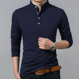 T-shirt Long Sleeve Casual Cotton - bargainwarehouse2018.com