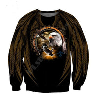 Eagles Indian Native Hoodie Sweatshirt - bargainwarehouse2018.com