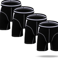 Bamboo boxer mid length Med -4XL,4 PC LOT - bargainwarehouse2018.com