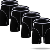 Bamboo boxer mid length Med -4XL,4 PC LOT - bargainwarehouse2018.com